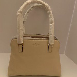 Kate Spade Green St  Mariella crème Leather Bag NEW